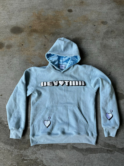 BABY BLUE DEVOTION HOODIE