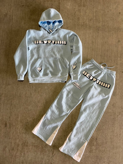 Baby Blue DEVOTION Tracksuit - RiskToAchieve