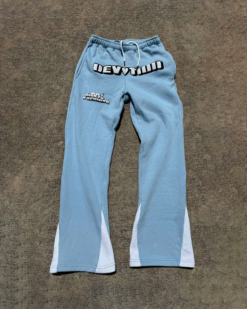 Baby Blue Flare Pants - RiskToAchieve