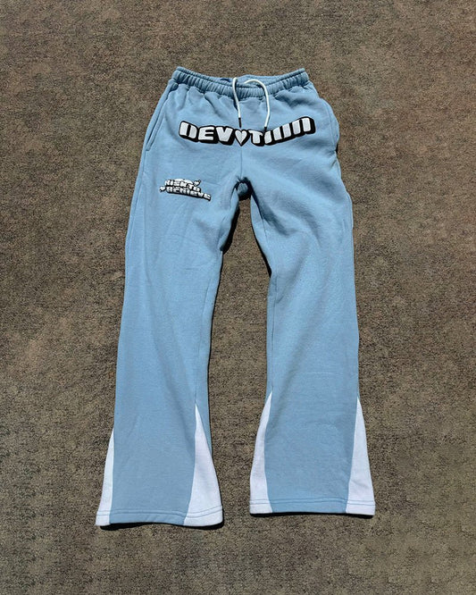 Baby Blue Flare Pants - RiskToAchieve