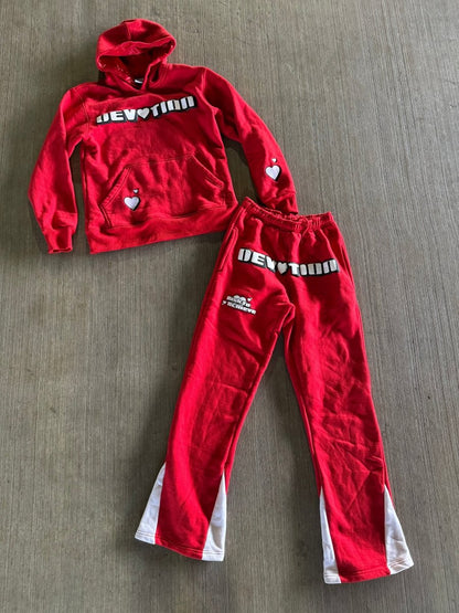 RED DEVOTION TRACKSUIT - RiskToAchieve